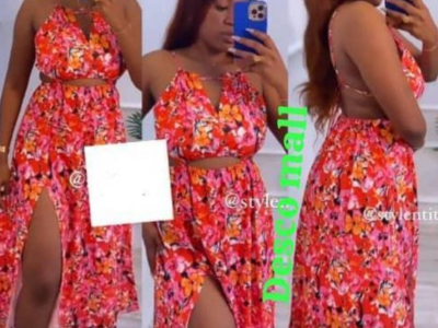 Female fashion gown
