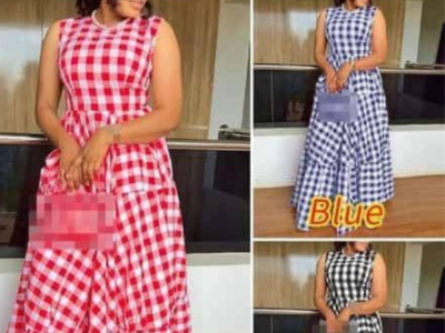 Female fashion gown