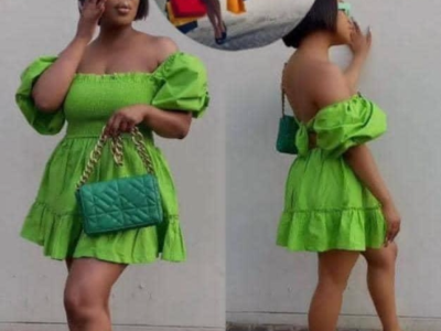 Female fashion gown