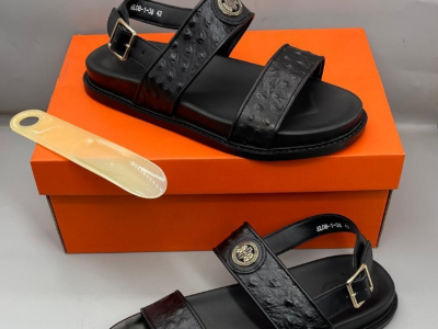 Female Black ladder sandals