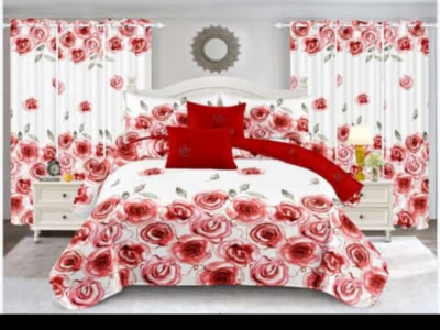 Bedsheets, pillowcase and blinds. 16000