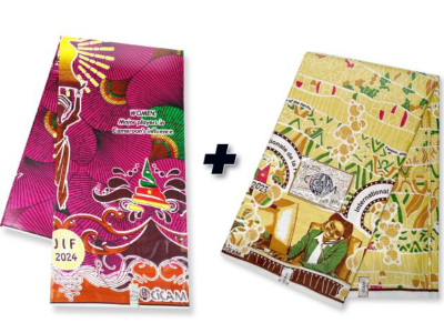 Pagne du 8 Mars 2024 6 Yards Rose