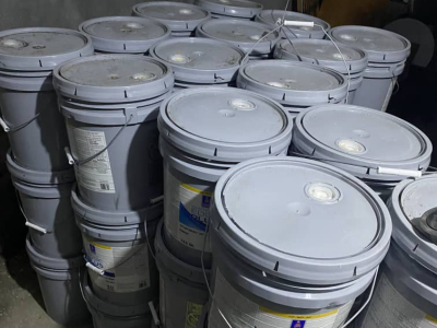 Imported water paint. 50k per bucket