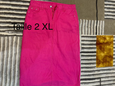 Jeans skirt and cropp top