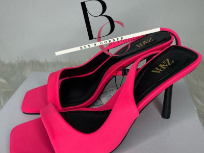 Pink Zara heels