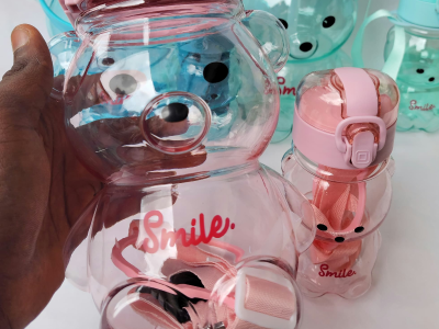 Gourde nounours transparente