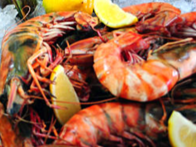 fresh prawns