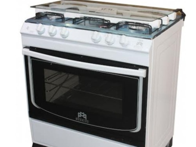 CUISINIERE A GAZ HERA 5 FOYERS 72X55CM BLANCHE