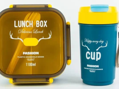 fashion lunch box +water bottle