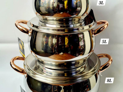 jeu de 3 marmite /assiette vip