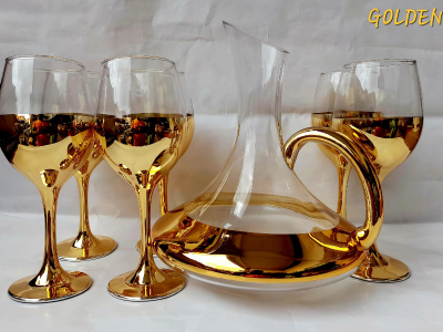 ensemble de verre + carafe  chic