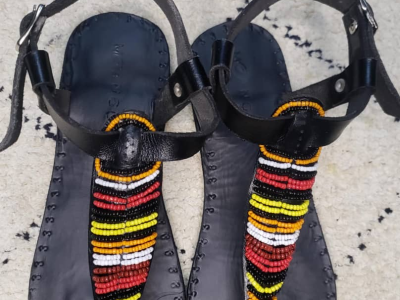 beaded sandals