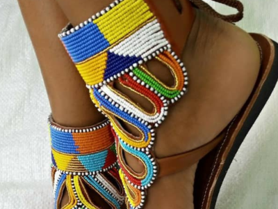 beaded sandals