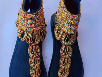 beaded sandals
