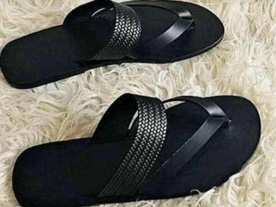 leather slipper