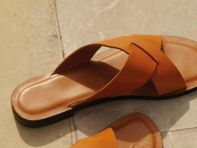 leather slipper