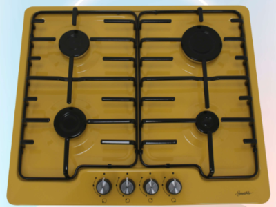PLAQUE A GAZ  602M-ALMOND BEIGE