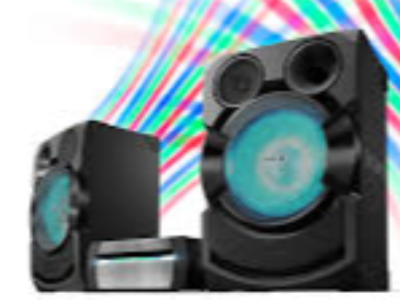 SHAKEX-70 - 2 XL SPEAKERS WITH THE MEDIA PLAYER FOR DISC, USB, BLUETOOTH, RADIO AND MIC