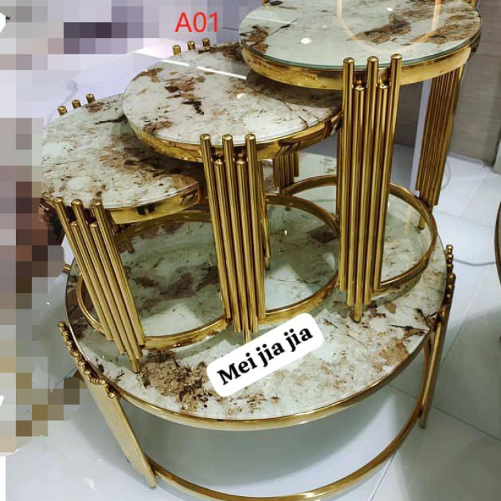 Center table with stools