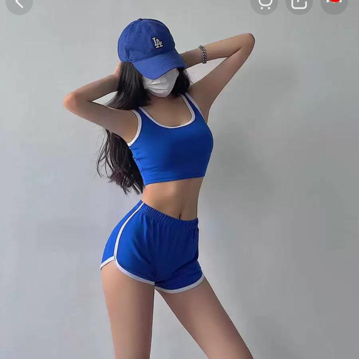 Biker short and top