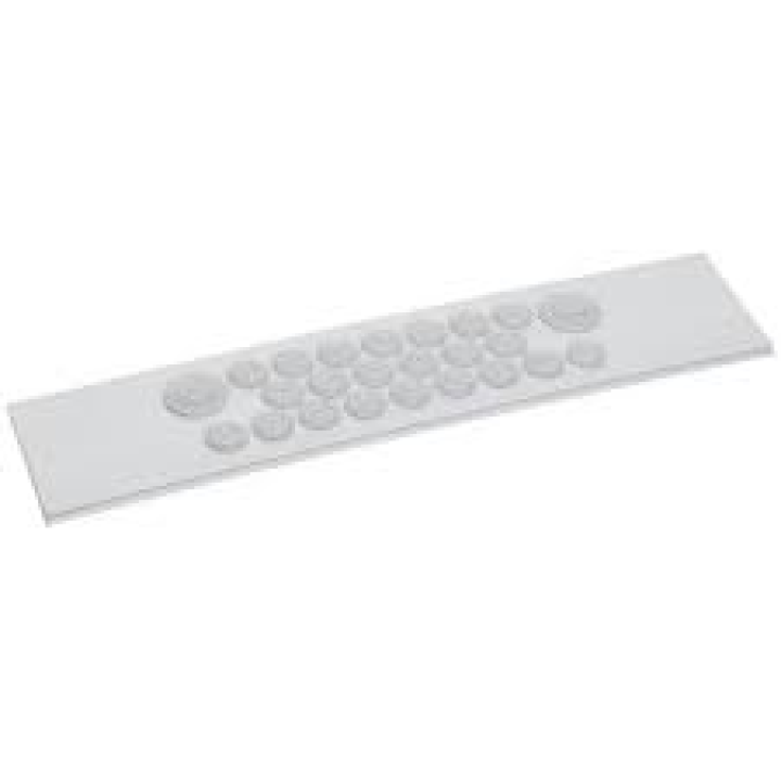 Plaque à embouts pour coffrets XL³ 160 isolant - 2 embouts Ø4mm à Ø32mm et 22 embouts Ø4mm à Ø20mm