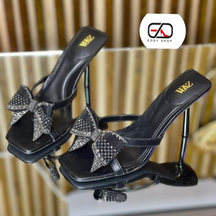 babouches à talons Zara