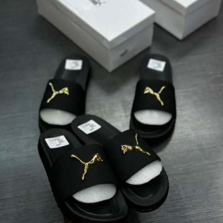 babouches hommes noire Puma