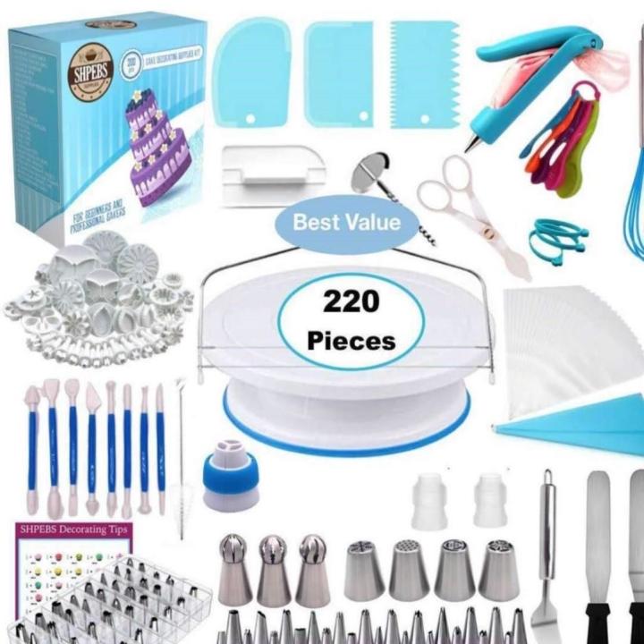 Cake set Tools contains 220pieces