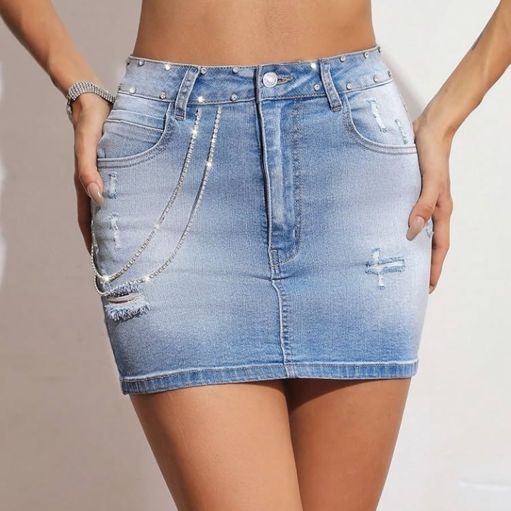 jupe jean