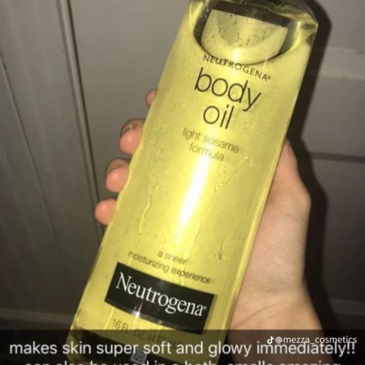 Neutrogena body oil