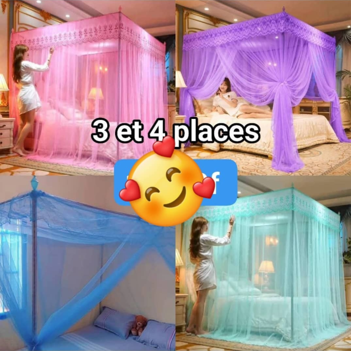 moustiquaire trois et quatre places