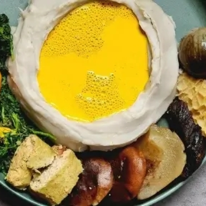 Achu And Yellow Soup