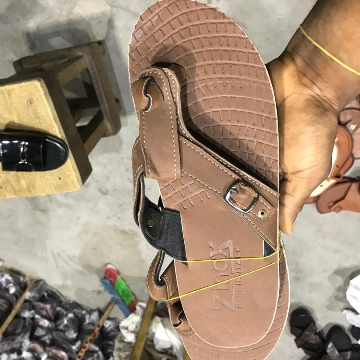 leather slippers