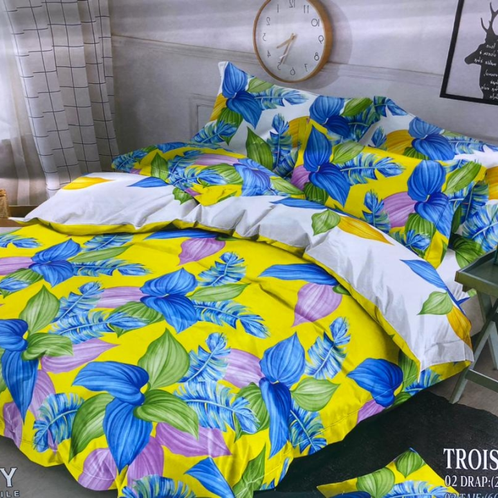 draps housse en cotton