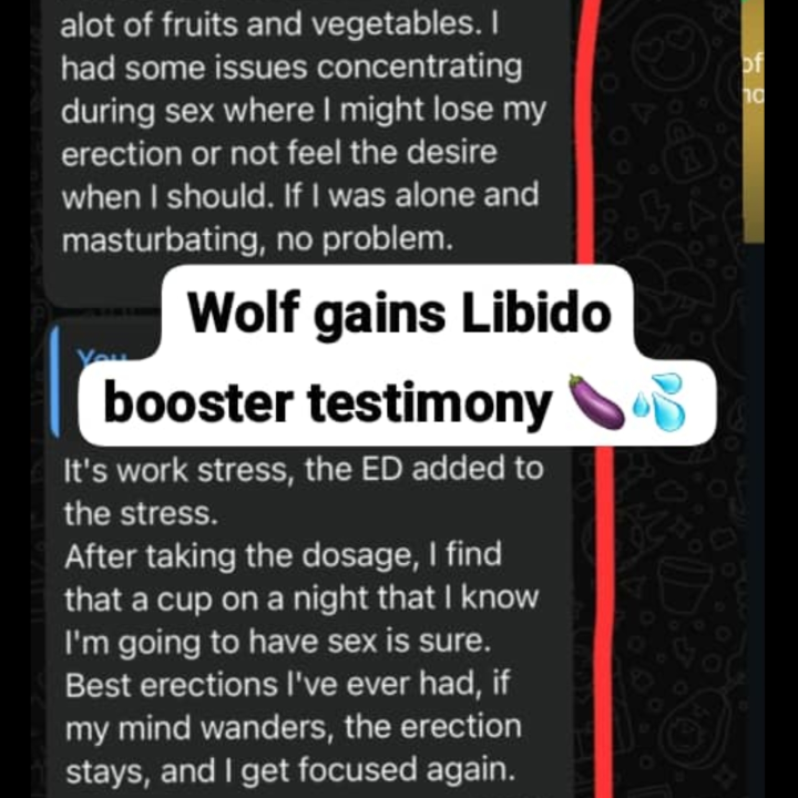 WOLF GAINS LIBIDO BOOSTER