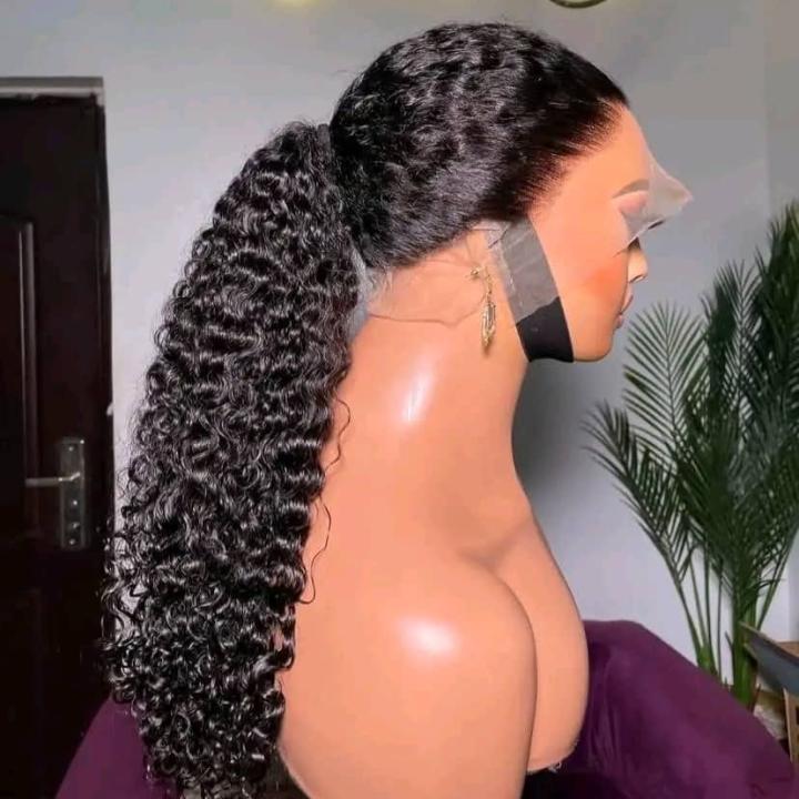 curly Mesh pure human hair