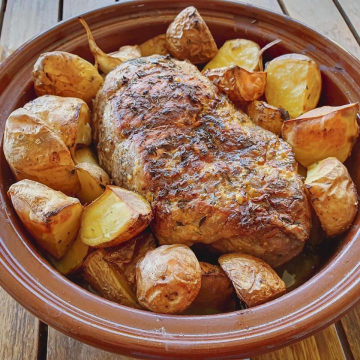 echine de porc a la dijoinnaise