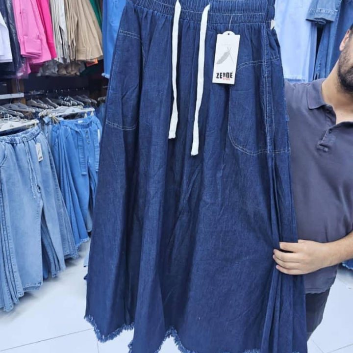Turkey jean skirt