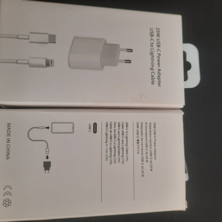Chargeur iPhone 25W authentique