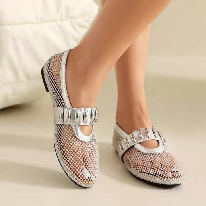 ballerines à grillage