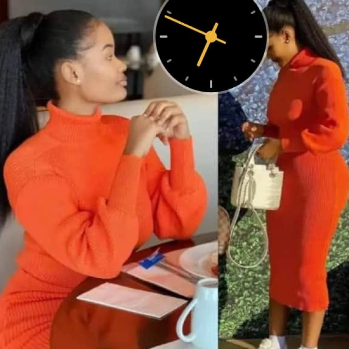 robe orange