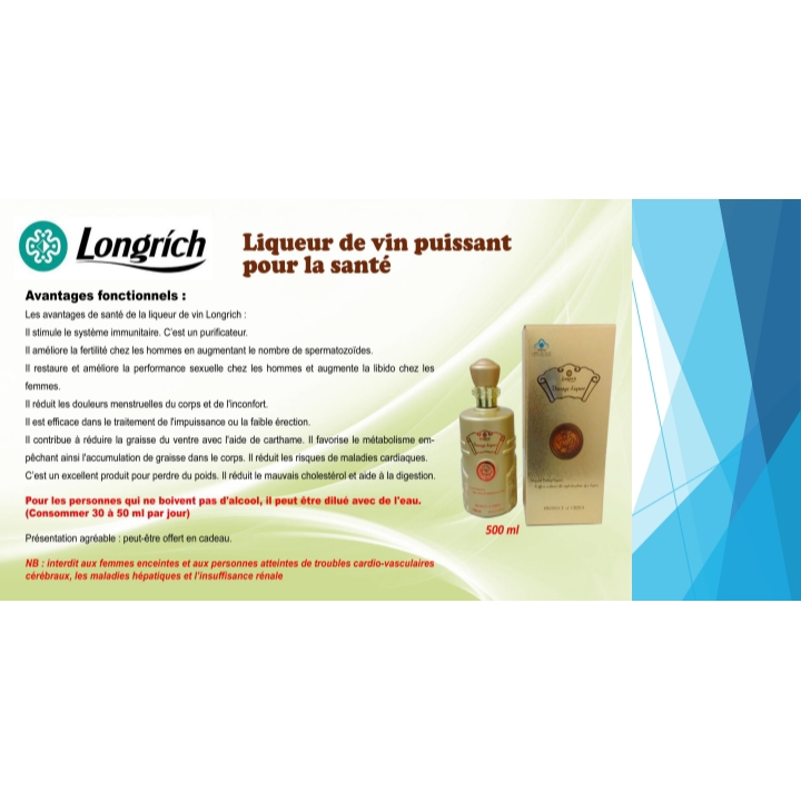 liqueur puissant pour la santé