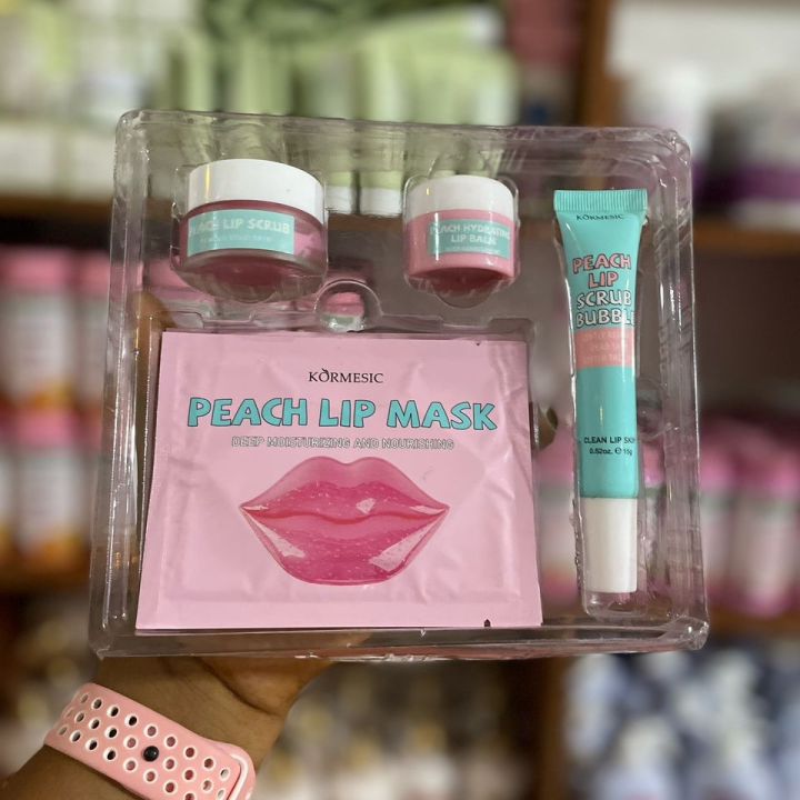 peach Lip mask