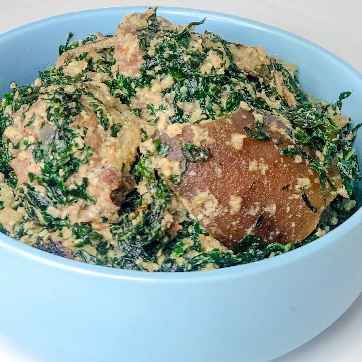 Okongobong soup With Egusi And Canda