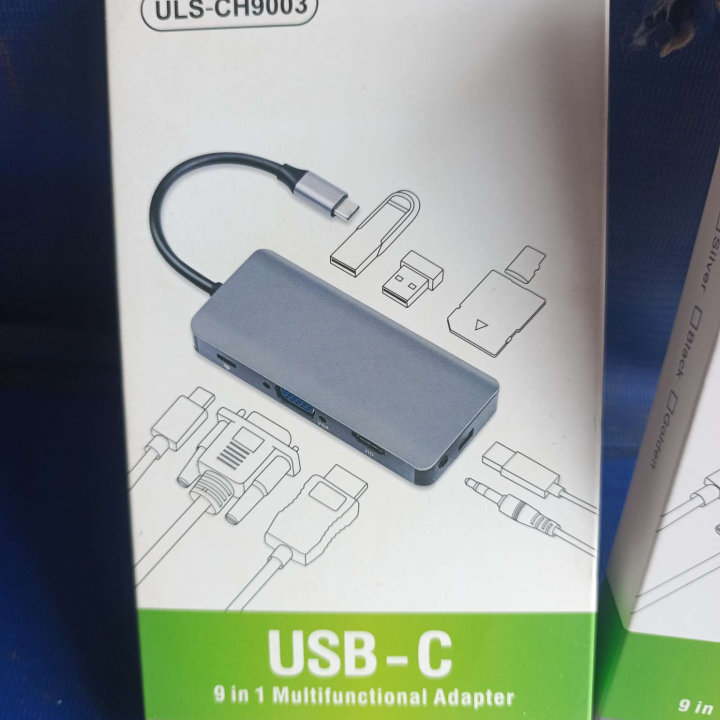 9 in 1 USB-C docking station / multiport hub