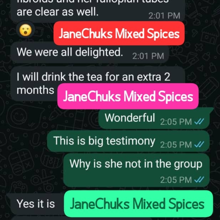 JANECHUCKS MIXED SPICES NATURAL HERBAL TEA