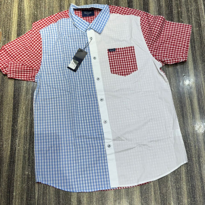 chemise semi carrelé