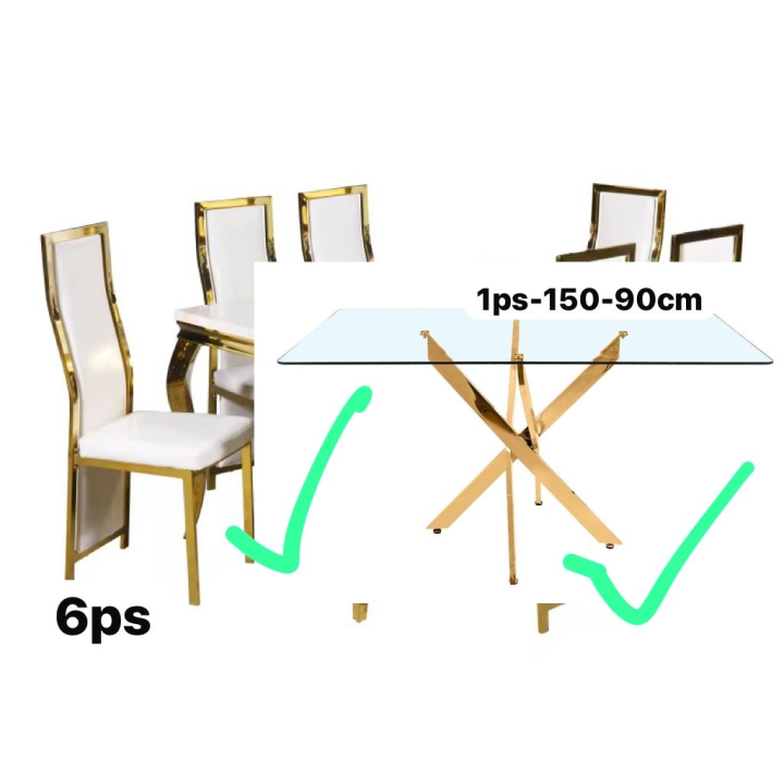 table à manger avec six chaises