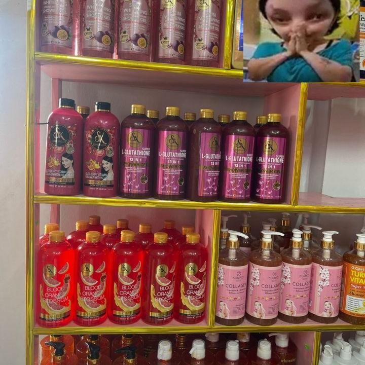 exfoliating shower for both skin lightening and whitening helps to fade Darkspots,ance ,sunburns