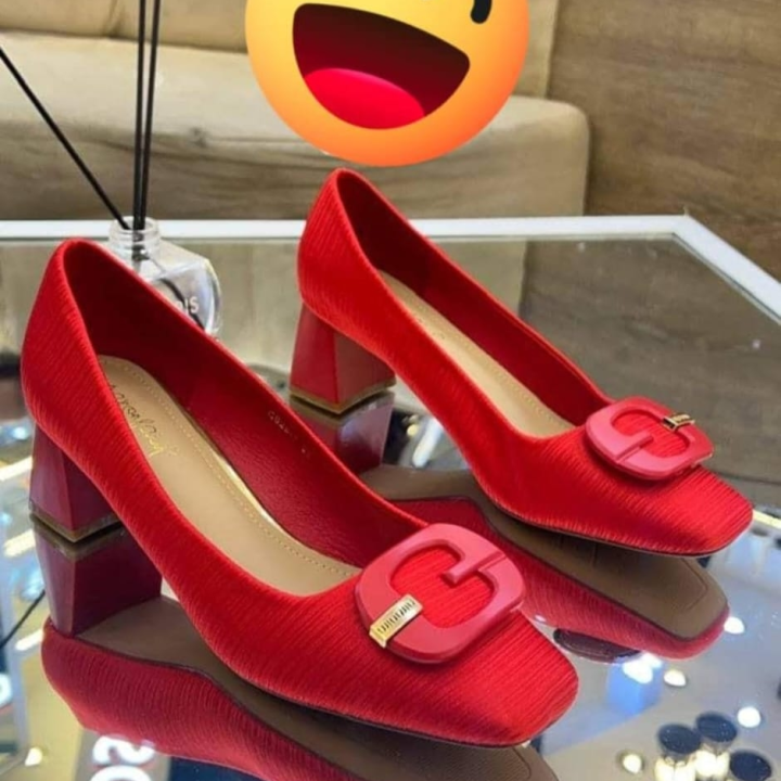 chaussures femmes rouge